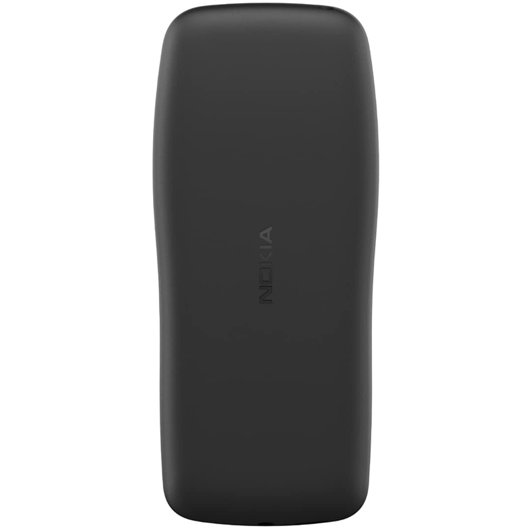 (Refurbished) Nokia 105 Classic | Single SIM Keypad Phone with Built-in UPI Payments, Long-Lasting Battery, Wireless FM Radio, No Charger in-Box | Charcoal