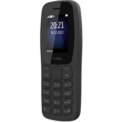 (Refurbished) Nokia 105 Classic | Single SIM Keypad Phone with Built-in UPI Payments, Long-Lasting Battery, Wireless FM Radio, No Charger in-Box | Charcoal