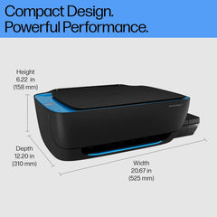 HP Ink Tank 419 All-in-one WiFi Colour Printer with 1 Additional Black Ink Bottle in The Box, Print, Scan & Copy for Office/Home