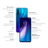 (Refurbished) Redmi Note 8 (Neptune Blue, 4GB RAM, 64GB Storage) | Snapdragon 665 Processor