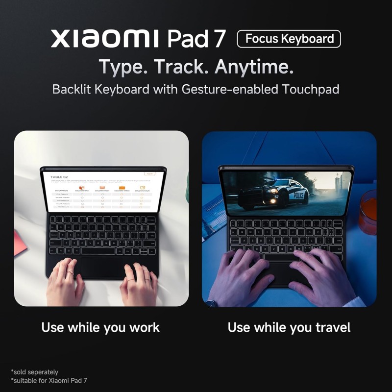 (Refurbished) XIAOMI Pad 7 |Qualcomm Snapdragon 7+ Gen 3 |28.35cm(11.16") Display |12GB, 256GB |3.2K CrystalRes Display |HyperOS 2 |68 Billion+ Colours