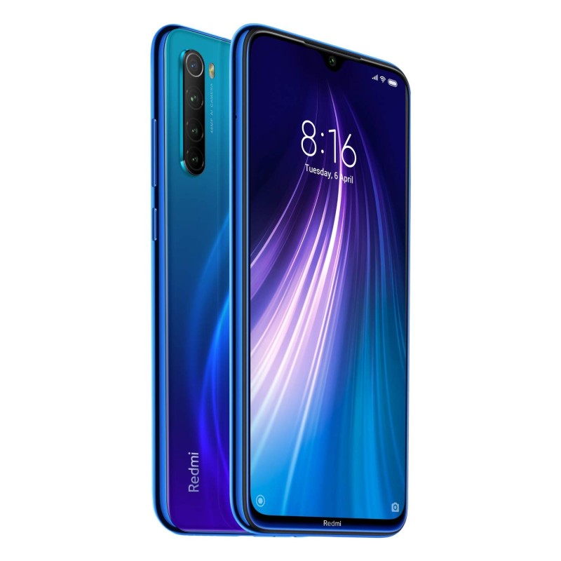 (Refurbished) Redmi Note 8 (Neptune Blue, 6GB RAM, 128GB Storage)