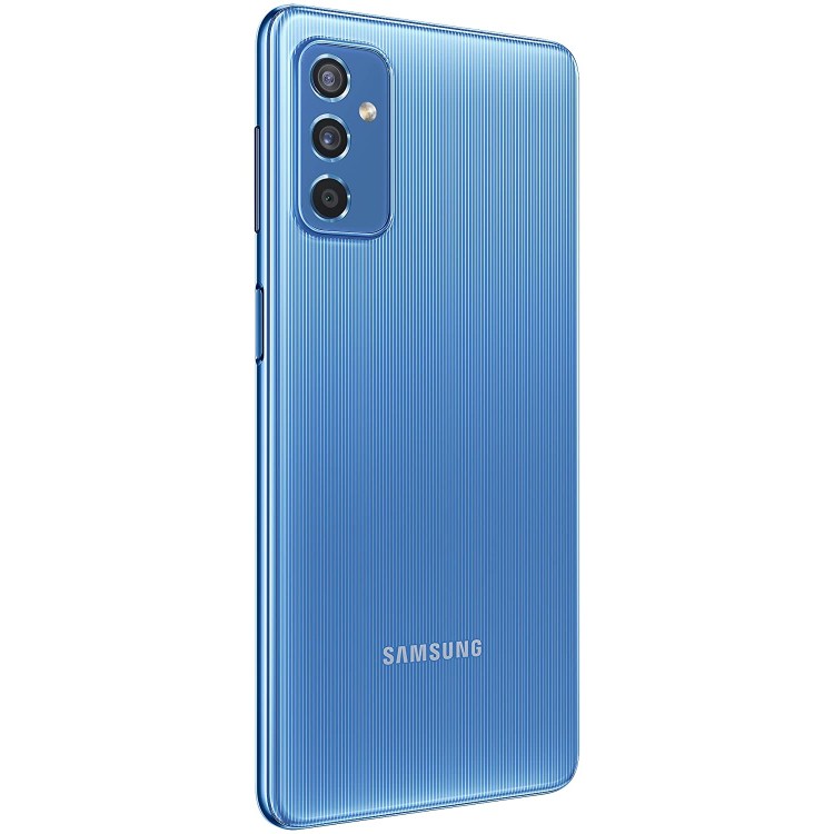 (Refurbished) Samsung Galaxy M52 5G 8GB RAM 128GB Storage Icy Blue