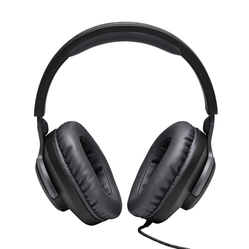 (Refurbished) JBL Quantum 100 Wired Gaming Headphones with Mic Black