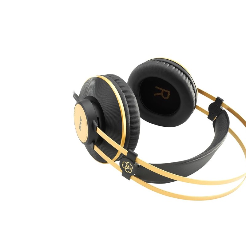 (Refurbished) AKG K92 Closed Back Over-Ear Headphones Black Wired Studio