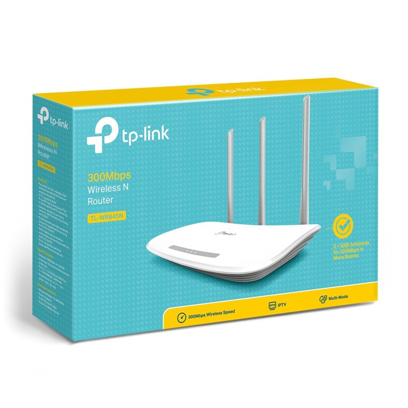 (Refurbished) TP-Link TL-WR845N N300 WiFi Wireless Router 300Mbps