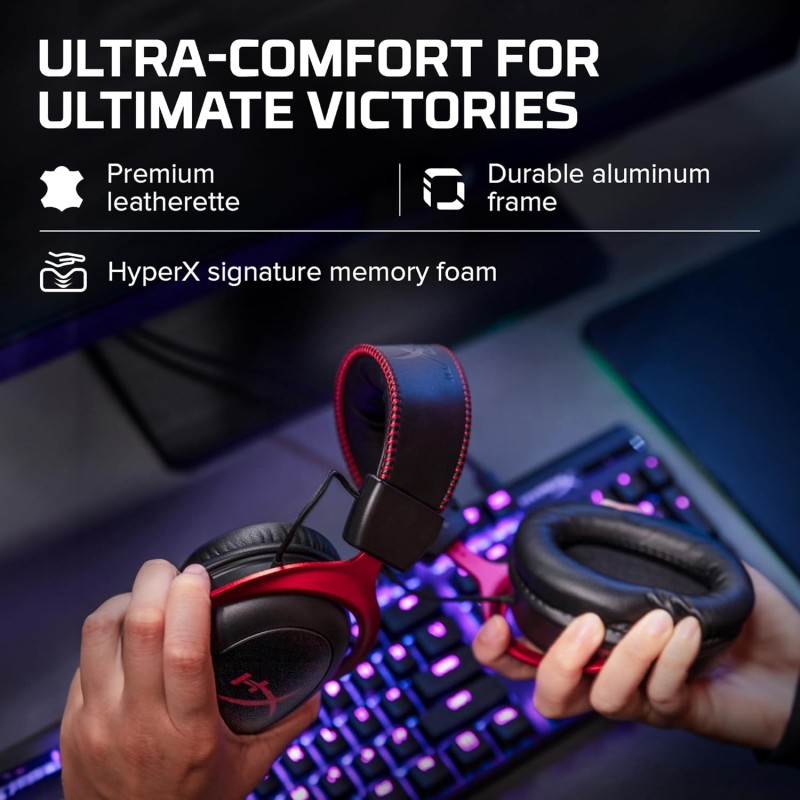 (Refurbished) HyperX Cloud II Wired Gaming Headset Black