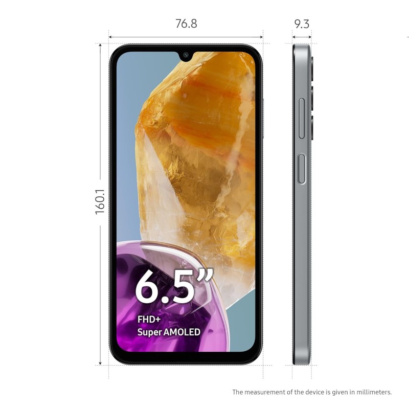 (Refurbished) Samsung Galaxy M15 5G Stone Grey 4GB RAM 128GB Storage (Refurbished) Samsung Galaxy M15 5G Stone Grey 4GB RAM 128GB Storage