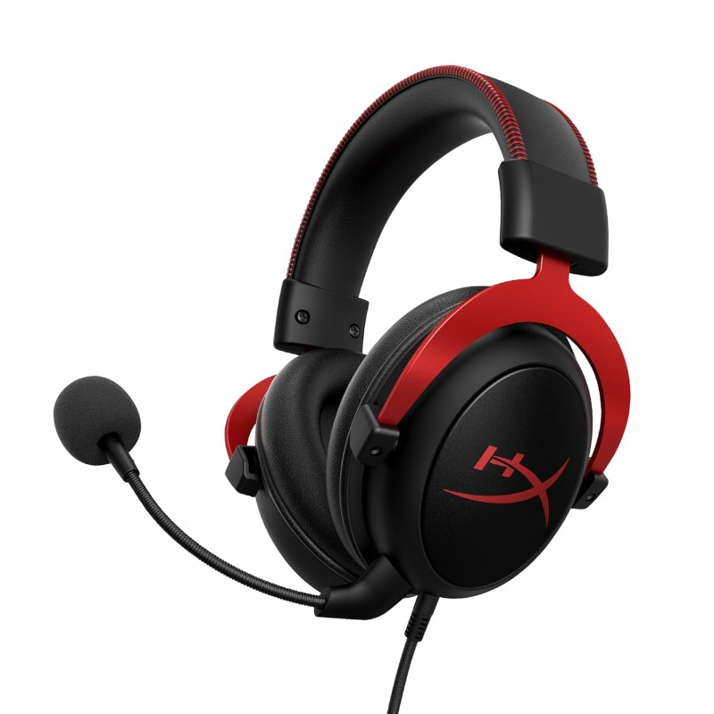 (Refurbished) HyperX Cloud II Wired Gaming Headset Black