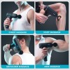 (Refurbished) beatXP Bolt Deep Tissue Massage Gun Black