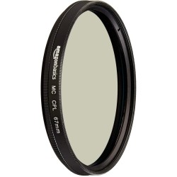 Amazon Basics Circular Polarizer Camera Lens Filter - 67 mm