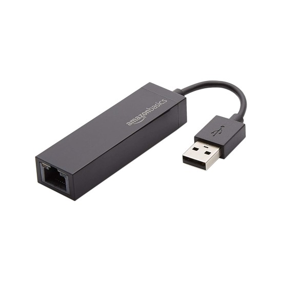 AmazonBasics USB 2.0 to 10/100 Ethernet LAN Network Adapter AmazonBasics USB 2.0 to 10/100 Ethernet LAN Network Adapter