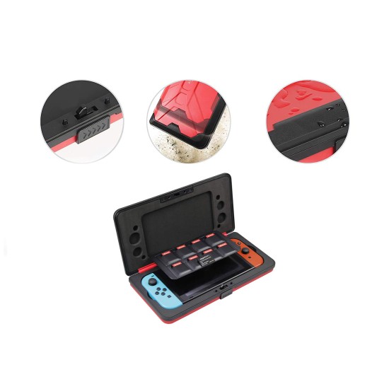 AmazonBasics Vault Case for Nintendo Switch, Red AmazonBasics Vault Case for Nintendo Switch, Red