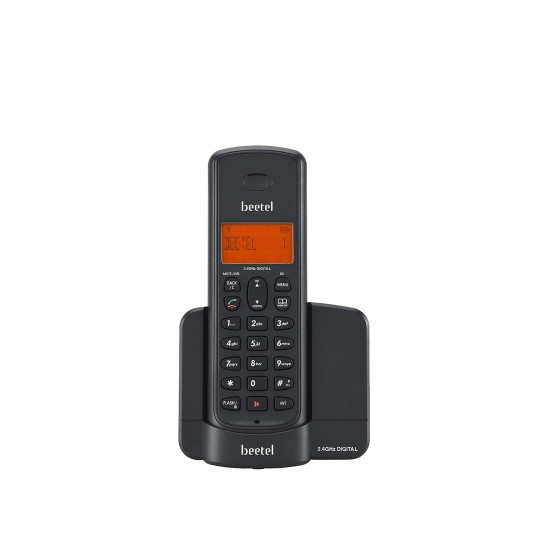 Beetel X90 Cordless 2.4Ghz Landline Phone with Caller ID Display, Stores 50 Contacts, Upto 8Hrs of Talk time, (Black X90) Beetel X90 Cordless 2.4Ghz Landline Phone with Caller ID Display, Stores 50 Contacts, Upto 8Hrs of Talk time, (Black X90)