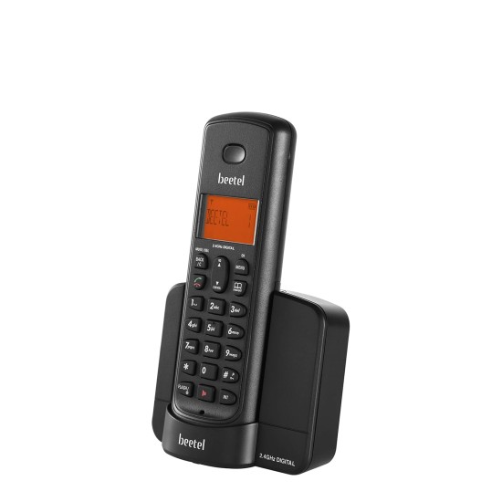 Beetel X90 Cordless 2.4Ghz Landline Phone with Caller ID Display, Stores 50 Contacts, Upto 8Hrs of Talk time, (Black X90) Beetel X90 Cordless 2.4Ghz Landline Phone with Caller ID Display, Stores 50 Contacts, Upto 8Hrs of Talk time, (Black X90)