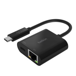 Belkin USB-C to HDMI Adapter + Charge (Supports 4K UHD Video, Pass-Through Power up to 60W for Connected Devices) HDMI Adapter- Black Belkin USB-C to HDMI Adapter + Charge (Supports 4K UHD Video, Pass-Through Power up to 60W for Connected Devices) HDMI Adapter- Black