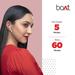 Boat Airdopes 481V2 Bluetooth Truly Wireless Earbuds with Mic (Rose Gold)