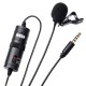 Boya ByM1 Auxiliary Omnidirectional Lavalier Condenser Microphone with 20ft Audio Cable (Black) Boya ByM1 Auxiliary Omnidirectional Lavalier Condenser Microphone with 20ft Audio Cable (Black)