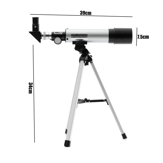 Cezo Telescope 90X Zoom HD Focus Astronomical Telescope Refractor with Mobile Stand and Portable Tripod Stand Cezo Telescope 90X Zoom HD Focus Astronomical Telescope Refractor with Mobile Stand and Portable Tripod Stand