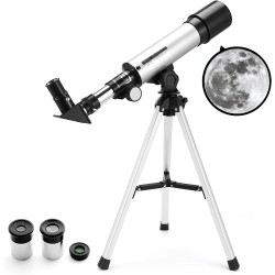 Cezo Telescope 90X Zoom HD Focus Astronomical Telescope Refractor with Mobile Stand and Portable Tripod Stand Cezo Telescope 90X Zoom HD Focus Astronomical Telescope Refractor with Mobile Stand and Portable Tripod Stand
