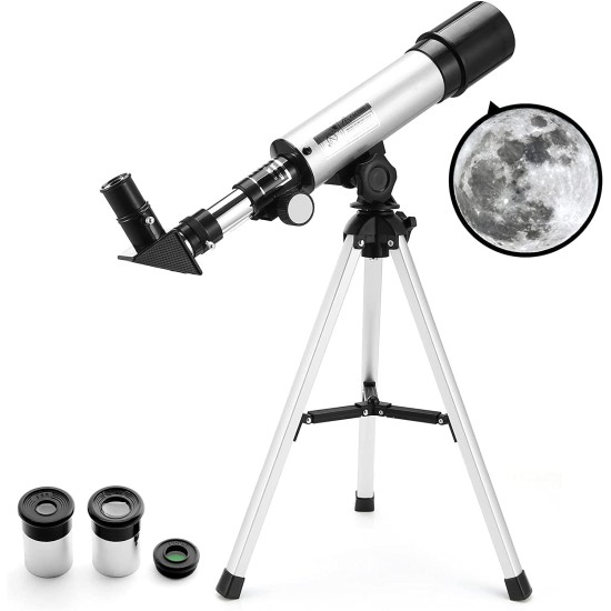 Cezo Telescope 90X Zoom HD Focus Astronomical Telescope Refractor with Mobile Stand and Portable Tripod Stand Cezo Telescope 90X Zoom HD Focus Astronomical Telescope Refractor with Mobile Stand and Portable Tripod Stand