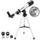 Cezo Telescope 90X Zoom HD Focus Astronomical Telescope Refractor with Mobile Stand and Portable Tripod Stand Cezo Telescope 90X Zoom HD Focus Astronomical Telescope Refractor with Mobile Stand and Portable Tripod Stand