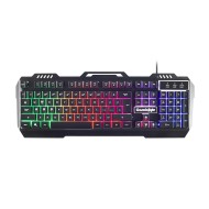 Cosmic Byte CB-GK-05 Titan Wired Gaming Keyboard with Aluminum Body, Rainbow Backlit Keycaps, Braided Cable (Black) Cosmic Byte CB-GK-05 Titan Wired Gaming Keyboard with Aluminum Body, Rainbow Backlit Keycaps, Braided Cable (Black)