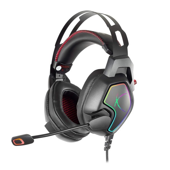 Cosmic Byte Equinox Europa 7.1 USB Dual Driver Gaming Wired Headset with Software, Spectra RGB LED and ENC Microphone (Black, Pack Of 1) Cosmic Byte Equinox Europa 7.1 USB Dual Driver Gaming Wired Headset with Software, Spectra RGB LED and ENC Microphone (Black, Pack Of 1)
