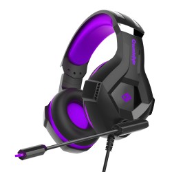 Cosmic Byte H11 Gaming wired over ear Headset with Microphone (Black/Purple) Cosmic Byte H11 Gaming wired over ear Headset with Microphone (Black/Purple)