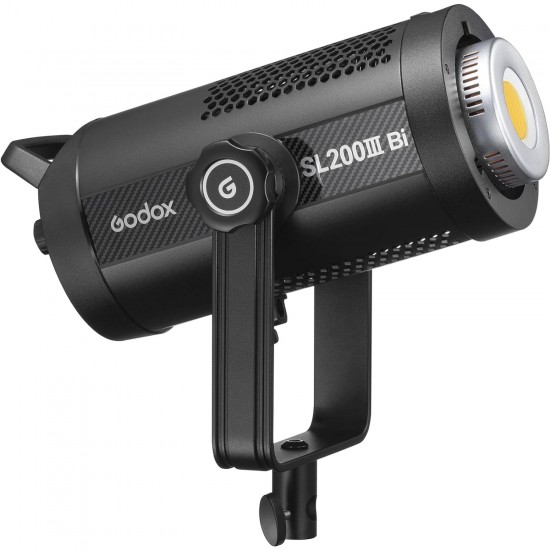Godox SL200IIIBI Bi-Color LED Monolight Continuous Lighting 160W 2800-6500K 90,500 Lux for Studio and Film TV Production Godox SL200IIIBI Bi-Color LED Monolight Continuous Lighting 160W 2800-6500K 90,500 Lux for Studio and Film TV Production