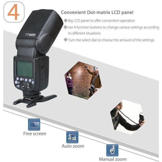 Thinklite TTL HSS TT685N Camera Flash with X1T-N Transmitter High Speed 1 8000 GN60 for Nikon DSLR Cameras 2TT685N X1T-N Thinklite TTL HSS TT685N Camera Flash with X1T-N Transmitter High Speed 1 8000 GN60 for Nikon DSLR Cameras 2TT685N X1T-N