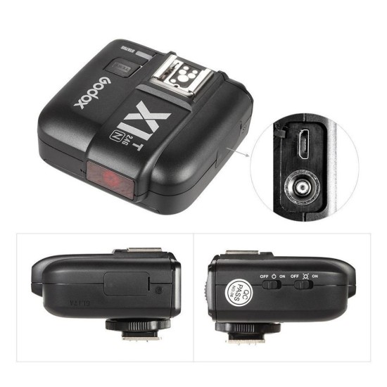 Godox X1N 2.4GHz i-TTL Wireless Transmitter and Receiver Trigger Set for Nikon (Black) Godox X1N 2.4GHz i-TTL Wireless Transmitter and Receiver Trigger Set for Nikon (Black)