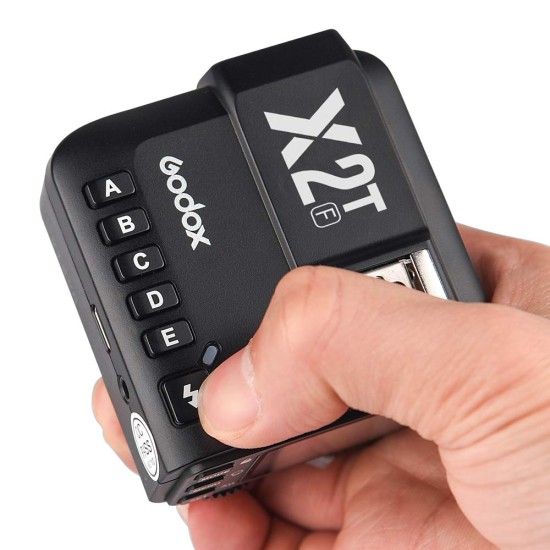 Godox X2T-F TTL Wireless Trigger Flash 2.4G 1/8000s HSS TTL-Convert-Manual Function for Canon 1/8000s Sony Cameras with Andoer Cleaning Cloth Godox X2T-F TTL Wireless Trigger Flash 2.4G 1/8000s HSS TTL-Convert-Manual Function for Canon 1/8000s Sony Cameras with Andoer Cleaning Cloth