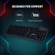 HP K300 Backlit Membrane Wired Gaming Keyboard with Mixed Color Lighting, 4 LED Indicators, Matte Finish Double Injection Key HP K300 Backlit Membrane Wired Gaming Keyboard with Mixed Color Lighting, 4 LED Indicators, Matte Finish Double Injection Key