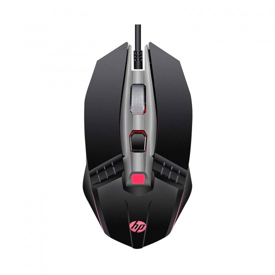 HP M270 Backlit USB Wired Gaming Mouse with 6 Buttons, 4-Speed Customizable 2400 DPI, Ergonomic Desi Black HP M270 Backlit USB Wired Gaming Mouse with 6 Buttons, 4-Speed Customizable 2400 DPI, Ergonomic Desi Black