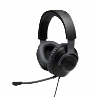 JBL Quantum 100 Wired Over Ear Gaming Headphones with Mic, 40mm Dynamic Drivers, Quantum Sound (Black) JBL Quantum 100 Wired Over Ear Gaming Headphones with Mic, 40mm Dynamic Drivers, Quantum Sound (Black)