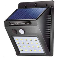 AIRTREE JY-6009 0.55W Solar Light, Black, Square 3w Led Solar Power Wall Light.