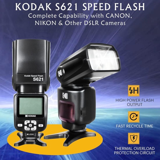 Kodak S621 Camera Speed Flash (Black) Kodak S621 Camera Speed Flash (Black)