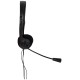 Quantum QHM316 Wired PC Stereo Headphone (Black)- Quantum QHM316 Wired PC Stereo Headphone (Black)-