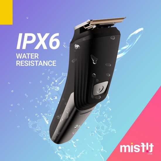 Misfit by boat t200 runtime 120 mins 6-in-1 trimmer for men black Misfit by boat t200 runtime 120 mins 6-in-1 trimmer for men black