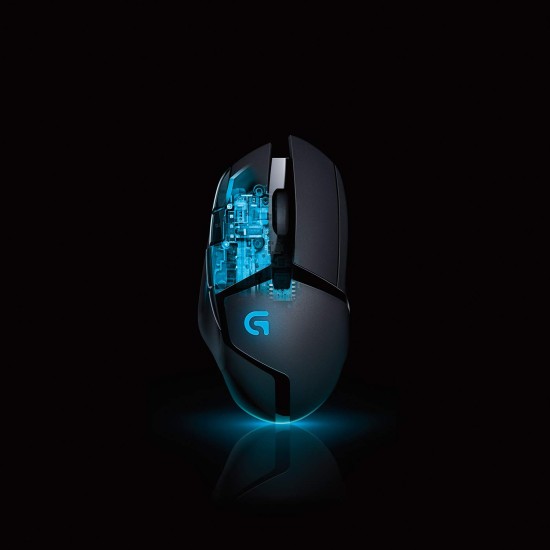 Logitech G402 Hyperion Fury USB Wired Gaming Mouse, 4,000 DPI, Lightweight, 8 Programmable Buttons, Compatible for PC/Mac - Black Logitech G402 Hyperion Fury USB Wired Gaming Mouse, 4,000 DPI, Lightweight, 8 Programmable Buttons, Compatible for PC/Mac - Black