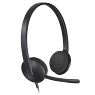 Logitech H340 Stereo Wired Over Ear Headphones With Mic With Noise-Cancelling, Usb, Pc/Mac/Laptop - Black Logitech H340 Stereo Wired Over Ear Headphones With Mic With Noise-Cancelling, Usb, Pc/Mac/Laptop - Black
