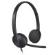 Logitech H340 Stereo Wired Over Ear Headphones With Mic With Noise-Cancelling, Usb, Pc/Mac/Laptop - Black Logitech H340 Stereo Wired Over Ear Headphones With Mic With Noise-Cancelling, Usb, Pc/Mac/Laptop - Black
