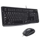 Logitech MK120 Wired USB Keyboard and Mouse Set for Windows, Optical Wired Mouse - Black Logitech MK120 Wired USB Keyboard and Mouse Set for Windows, Optical Wired Mouse - Black