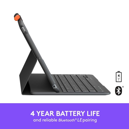 Logitech iPad Air (3rd Generation) Keyboard Case | Slim Folio with Integrated Wireless Keyboard (Graphite) Logitech iPad Air (3rd Generation) Keyboard Case | Slim Folio with Integrated Wireless Keyboard (Graphite)