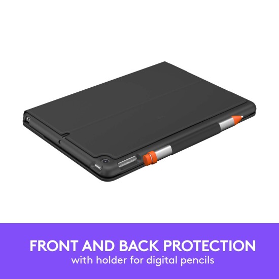 Logitech iPad Air (3rd Generation) Keyboard Case | Slim Folio with Integrated Wireless Keyboard (Graphite) Logitech iPad Air (3rd Generation) Keyboard Case | Slim Folio with Integrated Wireless Keyboard (Graphite)