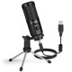 MAONO AU-PM461TR USB Condenser Unidirectional Mic for PC and Singing, Recording Microphone (Black) MAONO AU-PM461TR USB Condenser Unidirectional Mic for PC and Singing, Recording Microphone (Black)