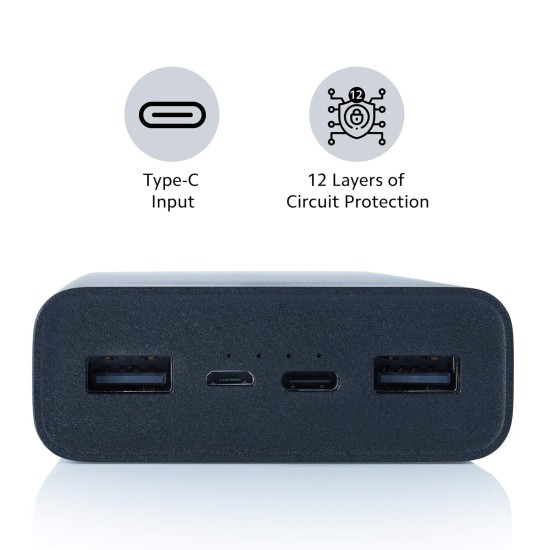 Mi Power Bank 3i 20000mAh (Sandstone Black) Triple Output and Dual Input Port 18W Fast Charging Mi Power Bank 3i 20000mAh (Sandstone Black) Triple Output and Dual Input Port 18W Fast Charging