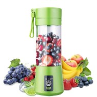 AIRTREE Portable Electric USB Juice Maker Juicer Bottle Blender Grinder Mixer Machine, Rechargeable Juicer Bottle with 6 Blades (MULTICOLOR)