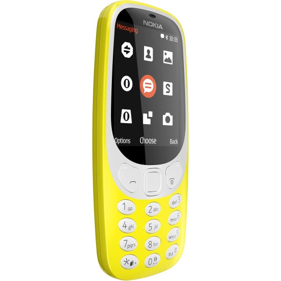 Nokia 3310 Dual SIM Keypad Phone with MP3 Player, Wireless FM Radio and Rear Camera | Yellow Nokia 3310 Dual SIM Keypad Phone with MP3 Player, Wireless FM Radio and Rear Camera | Yellow